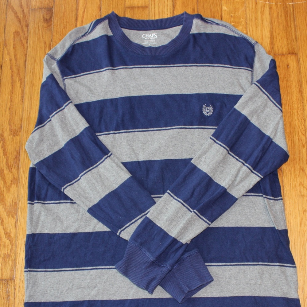 Chaps long sleeve t shirt size large